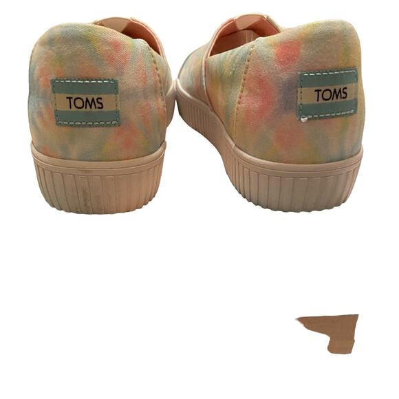 TOMS Alpargata Indio Tie Dye Slip On Sneakers Size 8 - Picture 4 of 6
